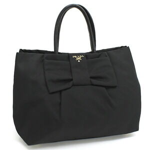 Prada Tote Bag TESSUTO Black Nylon